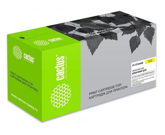  Блок фотобарабана Cactus CS-CF364AR желтый ч/б 30000стр для CLJ M855/M880 Enterprice HP 