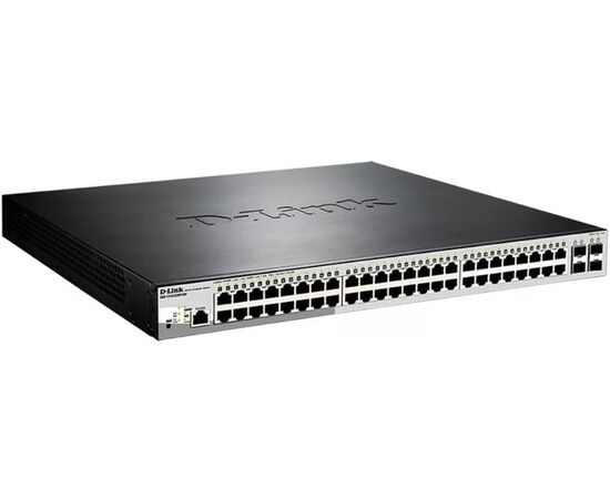  Коммутатор D-Link DGS-1210-52MP/ME DGS-1210-52MP/ME/B1A 48G 4SFP 48PoE 370W управляемый 