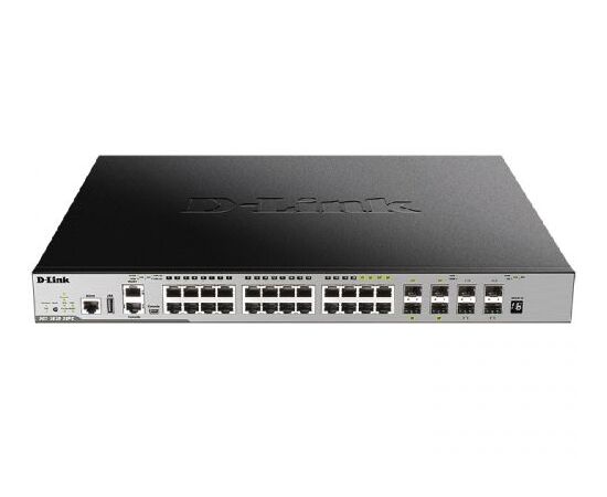 Коммутатор D-Link DGS-3630-28PC/A2ASI 20x1000Base-T, 4x10GBase-X SFP+, 4xCombo 1000Base-T/SFP 