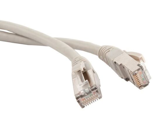  Патч-корд TWT (TWT-45-45-5.0/S6-GY) TWT FTP кат.6, с заливными колпачками, 5.0 м, серый 