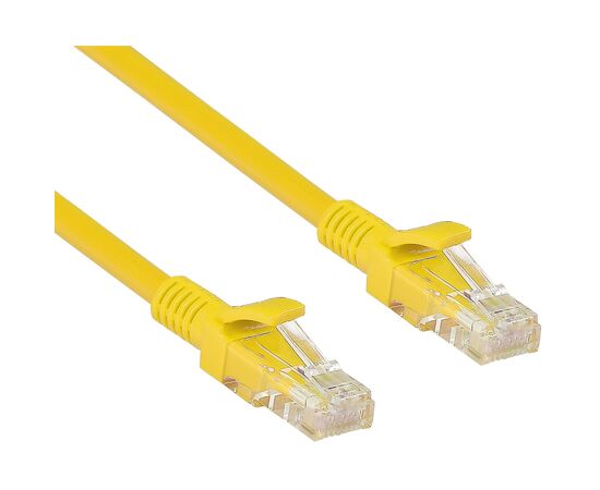  Патч-корд Exegate UTP-RJ45-RJ45-5e-0,3M-YL (EX258664RUS) UTP кат.5e, 0.3 м, RJ45-RJ45, желтый, CCA 