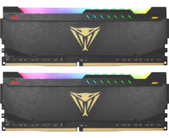  ОЗУ Patriot Memory DDR 4 DIMM 32Gb PC25600, 3200Mhz, CL18, PATRIOT Viper Steel RGB (PVSR432G320C8) (retail) 