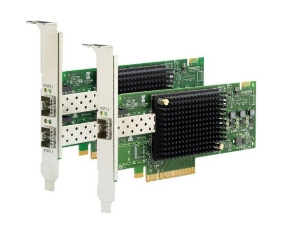  Контроллер LSI Emulex LPe32002-M2 HBA Dual Port 32Gb Fibre Channel HBA (LPE32002-M2) 
