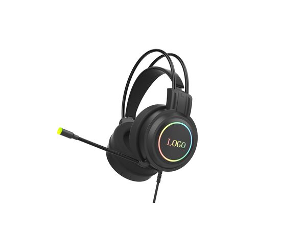  Игровая гарнитура Perfeo  RGF EARTH черная 1,8 м, разъем 3,5 мм (4 pin) и USB (LED), переходник 