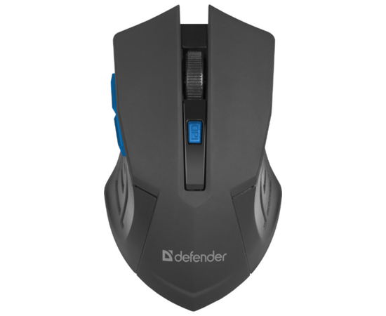  Мышь DEFENDER Accura MM-275 Blue, Wireless, 6 кн., 1600 dpi, USB 