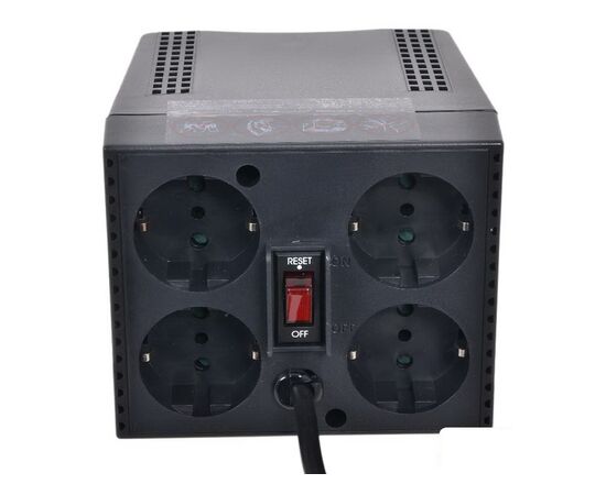  Стабилизатор напряжения Powercom TCA-2000 1000Вт 2000ВА черный 