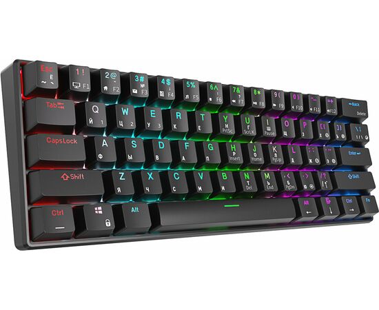  Клавиатура Royal Kludge RK61 Black USB/2.4 GHz/Bluetooth/RGB/Hot Swap/Red switch 