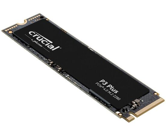  SSD Crucial P3 Plus (CT1000P3PSSD8) M.2 1.0Tb (PCI-E 4.0 x4, up to 5000/3600MBs, 3D NAND, NVMe, 220TBW, 22х80mm) 