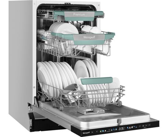  Встраиваемая посудомоечная машина Weissgauff BDW 4160 Real Touch DC Inverter Timer Floor 