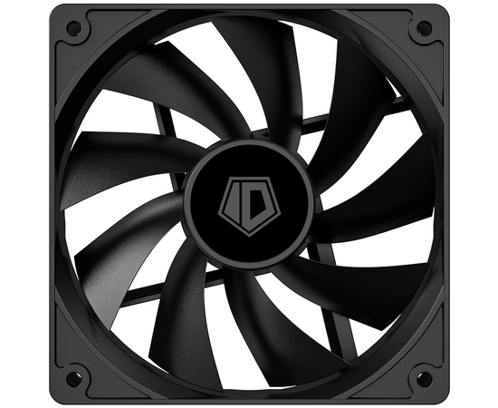  Вентилятор ID-COOLING XF-120-K 120x120x25мм (PWM, Low Noise, резиновые углы, 700-1800об/мин, черный) BOX 