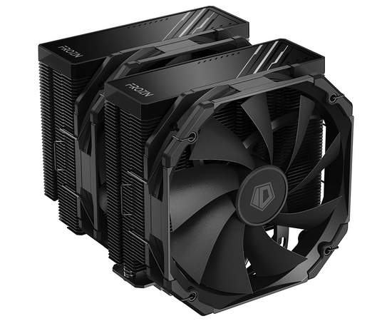  Кулер ID-Cooling Frozn A720 Black Soc-AM5/AM4/1151/1200/2066/1700 4-pin 33.5dB Al+Cu 300W 1300gr Ret 