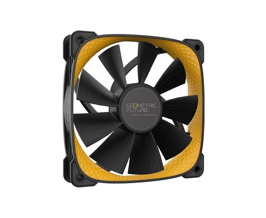  Вентилятор Geometric Future Squama 2505BY (1F2505Y112000) Single Pack / 120mm, 2000 RPM, 91.3 CFM, 35.06 dBA, Black&Yellow 