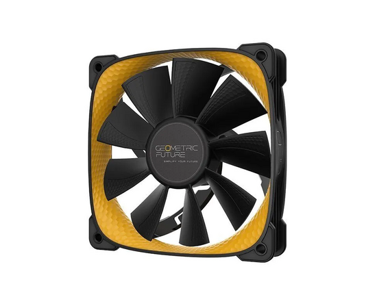  Вентилятор Geometric Future Squama 2505BY (1F2505Y112000) Single Pack / 120mm, 2000 RPM, 91.3 CFM, 35.06 dBA, Black&Yellow 