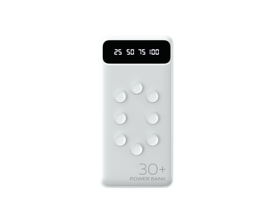  Внешний аккумулятор 30000mAh Smart 2USB 2.1A More choice PB42S-30 (White) 