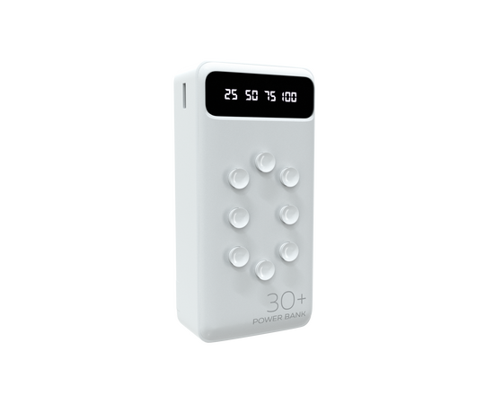  Внешний аккумулятор 30000mAh Smart 2USB 2.1A More choice PB42S-30 (White) 