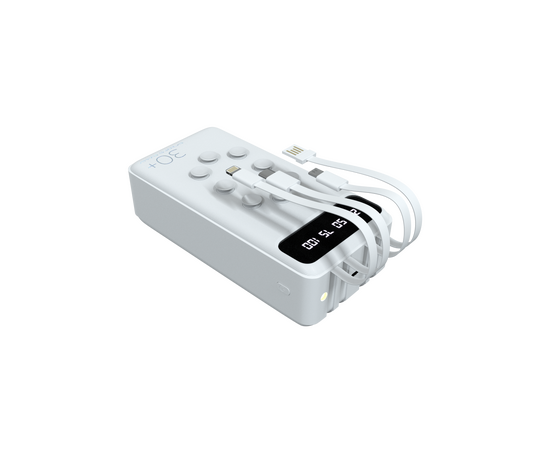 Внешний аккумулятор 30000mAh Smart 2USB 2.1A More choice PB42S-30 (White) 