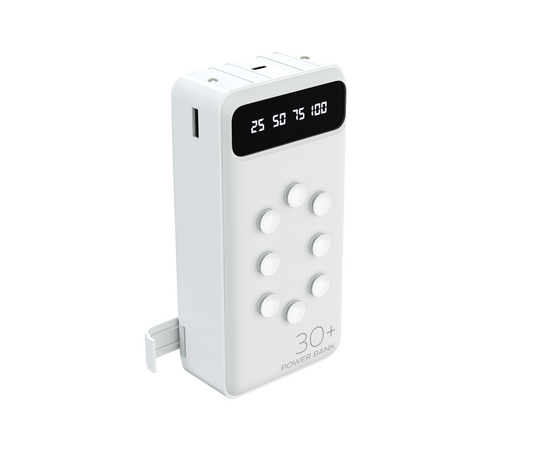  Внешний аккумулятор 30000mAh Smart 2USB 2.1A More choice PB42S-30 (White) 