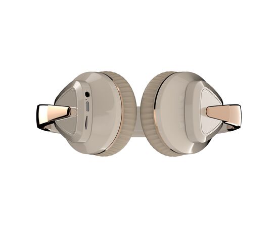  Bluetooth-наушники накладные 5.0 400mAh More choice HW33 (Beige) 