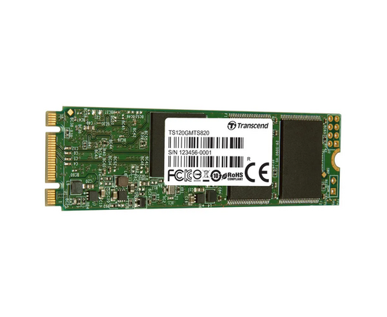  Внутренний SSD  Transcend  120GB  MTS820, SATA-III R/W - 500/560 MB/s, (M.2), 2280, 3D NAND 