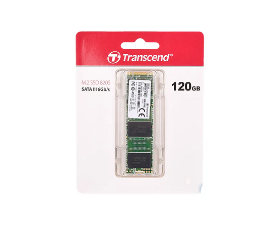  Внутренний SSD  Transcend  120GB  MTS820, SATA-III R/W - 500/560 MB/s, (M.2), 2280, 3D NAND 