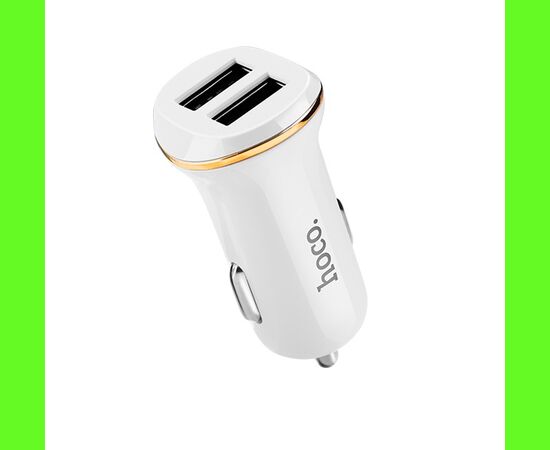  АЗУ 2USB 2.1A для Lightning 8-pin Hoco Z1 (White) 