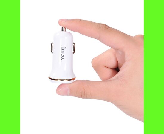  АЗУ 2USB 2.1A для Lightning 8-pin Hoco Z1 (White) 