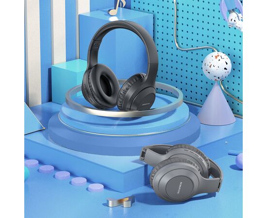  Bluetooth-наушники полноразмерные Bluetooth 5.3 300mah Borofone BO20 Player (Grey) 
