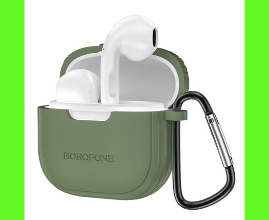  Bluetooth-наушники беспроводные вкладыши Borofone BW29 Charm TWS (Forest Green) 