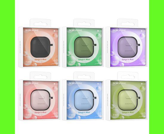 Bluetooth-наушники беспроводные вкладыши Borofone BW29 Charm TWS (Forest Green) 