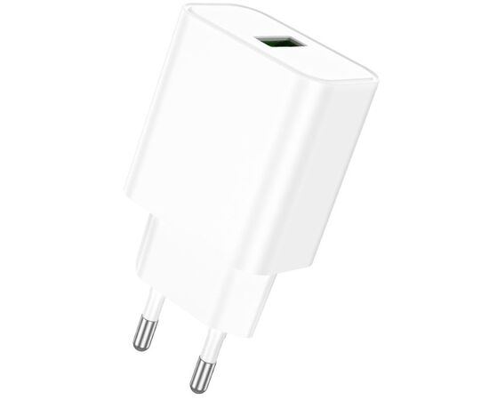  СЗУ 1USB 3.0A QC3.0 18W быстрая зарядка Borofone BA72A (White) 
