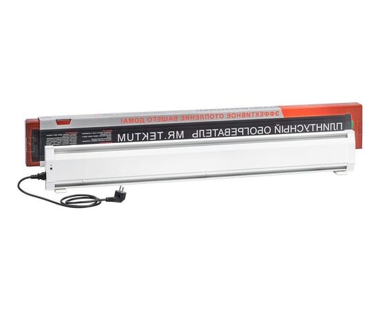  Плинтусный электрообогреватель Mr.Tektum Smart AG-SMART16-WL 675вт 1,6м белый 