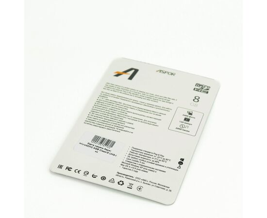  Карта памяти Aspor microSDHC 8GB Class10 UHS-I нс 