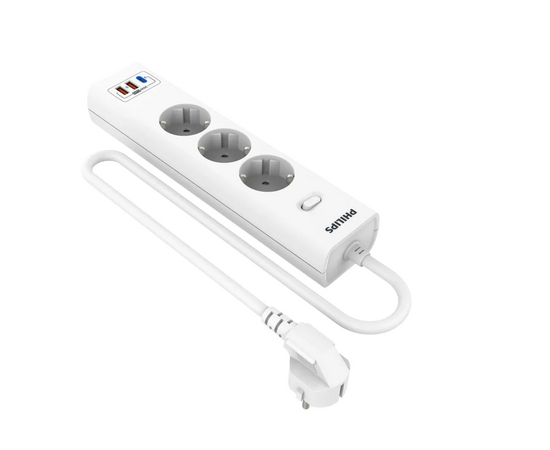  Сетевой фильтр Philips CHP8236WB/51 3м, 3 розетки белый (коробка) 