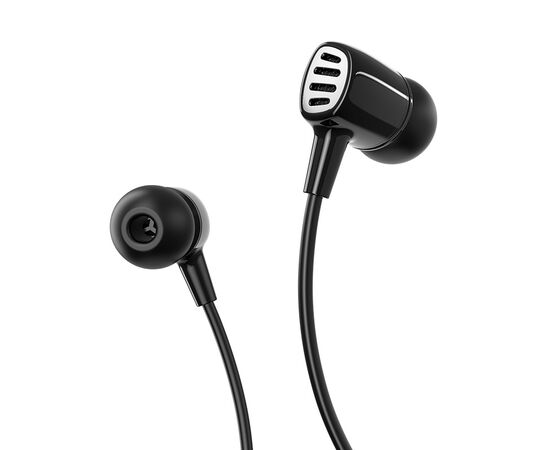  Наушники вакуумные AUX разъём с МК и рег.громкости длина 1.2м Borofone BM43 (Black) 
