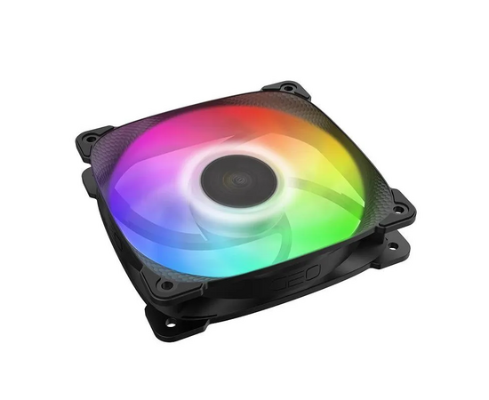  Вентилятор Geometric Future Squama 2501B (1F2501B112000) Single Pack / 120mm, 2000 RPM, 80.81 CFM, 34.2 dBA, 5V ARGB, Black 
