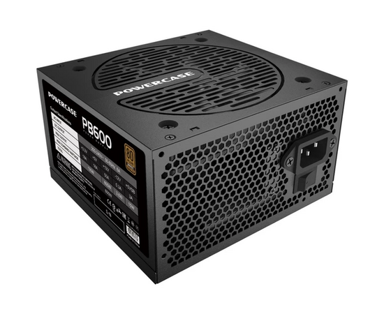  Блок питания Powercase PB600 (PS-600B-DC) (80 Plus Bronze, ATX 2.31, 600W, APFC, DC-DC, 120mm Fan) 