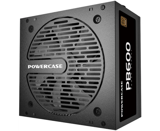  Блок питания Powercase PB600 (PS-600B-DC) (80 Plus Bronze, ATX 2.31, 600W, APFC, DC-DC, 120mm Fan) 