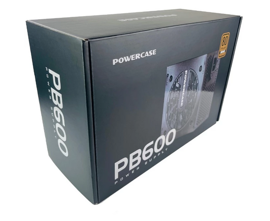  Блок питания Powercase PB600 (PS-600B-DC) (80 Plus Bronze, ATX 2.31, 600W, APFC, DC-DC, 120mm Fan) 