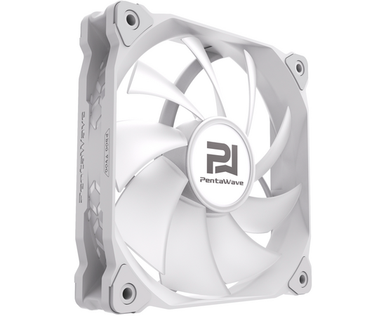  Вентилятор PentaWave PF-K12WA PWM / ARGB / 120mm 4 pin Magnetic FDB 500-1850rpm 83CFM 29.7dBA/ White 