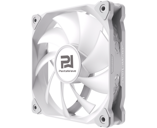 Вентилятор PentaWave PF-K12WA PWM / ARGB / 120mm 4 pin Magnetic FDB 500-1850rpm 83CFM 29.7dBA/ White 