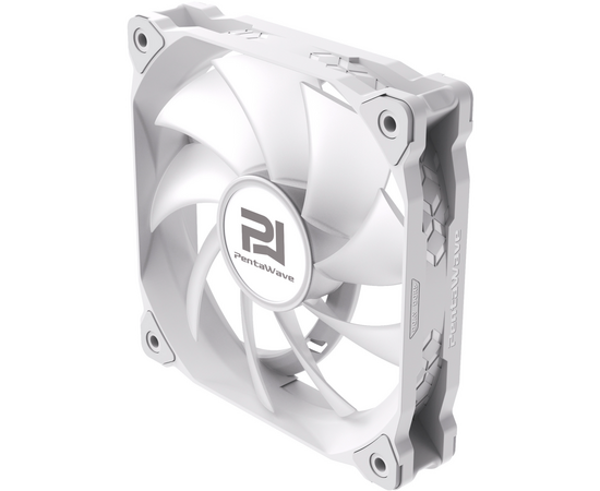  Вентилятор PentaWave PF-K12WA PWM / ARGB / 120mm 4 pin Magnetic FDB 500-1850rpm 83CFM 29.7dBA/ White 