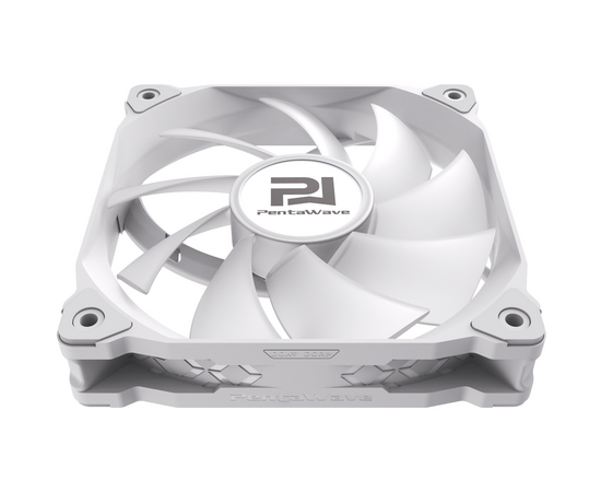  Вентилятор PentaWave PF-K12WA PWM / ARGB / 120mm 4 pin Magnetic FDB 500-1850rpm 83CFM 29.7dBA/ White 