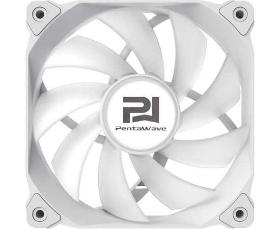  Вентилятор PentaWave PF-K12WA PWM / ARGB / 120mm 4 pin Magnetic FDB 500-1850rpm 83CFM 29.7dBA/ White 