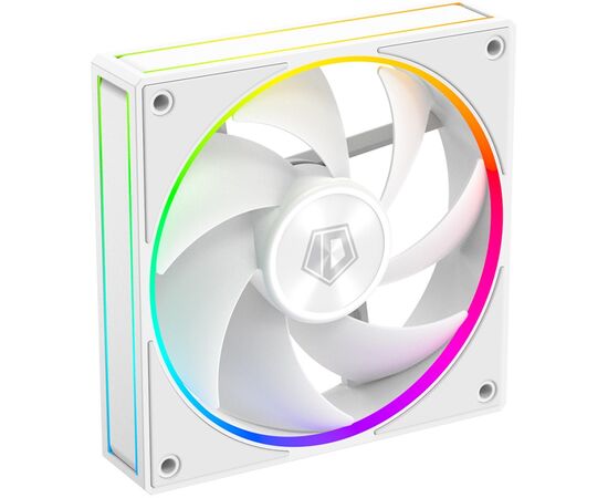  Вентилятор ID-COOLING AF-127-ARGB-W Trio (3 in 1) 120x120x27мм (PWM, резиновые углы, белый, 500-2000об/мин) BOX 