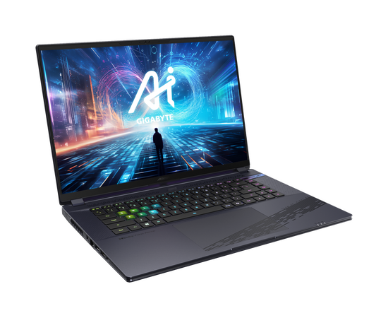  Ноутбук GIGABYTE Aorus 16X (9KG-43KZC54SD) Core i7-13650HX/16Gb/SSD1Tb/RTX4060 8Gb/16.0"/IPS/WQXGA/Dos/gray 