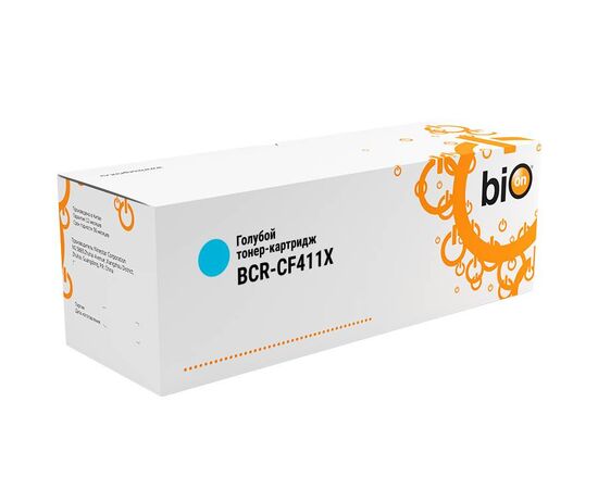  Картридж Bion CF411X Тонер-картридж для HP Color Laserjet Pro M452(dw/dn/nw), MFP M477(fdn/fnw/dw) (5'000 стр.) Голубой 