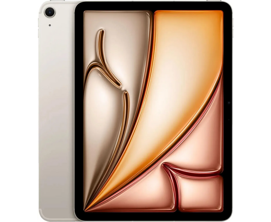  Планшет Apple iPad Air 2024 Wi-Fi+Cellular A2903 (MUXK3HN/A) 8/256 GB 11" M2 5G, 2360 x 1640, iOS, сияющая звезда 