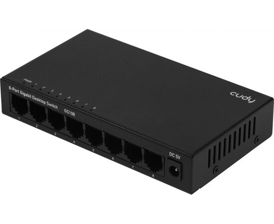  Коммутатор неуправляемый Cudy GS108 (L2) 8x1Гбит/с 