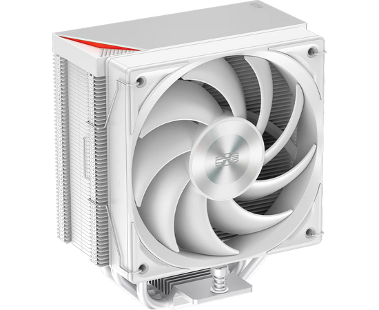  Кулер PcCooler RZ400 V2 WH (230W, 4-pin PWM, 155mm, Al/Cu, 4x6mm, 1x120mm, 86.73CFM, 32dBA, 2200RPM) 