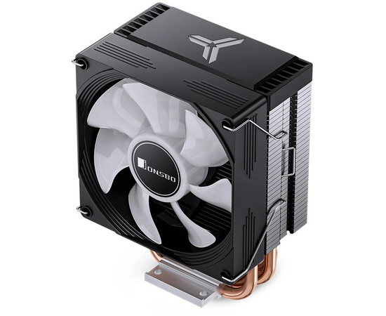 Кулер JONSBO CR-1300 Evo Black LGA1700/1200/115X/AM5/AM4 (TDP 160W, PWM, 90mm Dynamic Multi-Color LED Fan, 4 тепловые трубки, 4-pin) Retail 